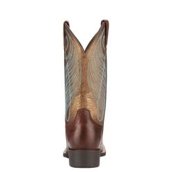 Ariat Round Up Wide Square Toe Western Boot -Ariat Store 10016317 heel 70263 42943.1663186567