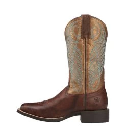 Ariat Round Up Wide Square Toe Western Boot -Ariat Store 10016317 side 00197 74673.1663186562