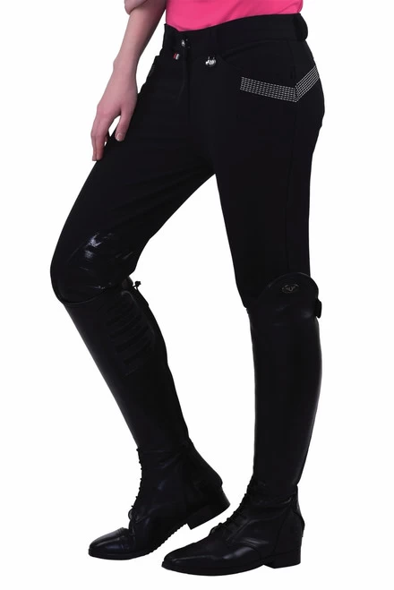 Equine Couture Sarah Knee Patch Breeches 3 Equine Couture Sarah Knee Patch Breeches