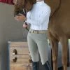 Ovation Euroweave Side Zip Breeches For Girls