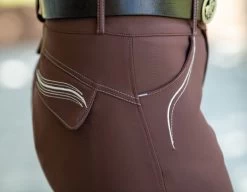FITS Abbey Knee Patch Tread Breeches -Ariat Store A636Abbey kp Mahogany hip fits 29134.1659368769