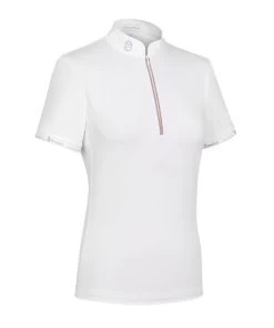 Samshield Aloise Competition Shirt Short Sleeve 17 Samshield Aloise Competition Shirt Short Sleeve -Ariat Store aloise show shirt SS white rose gold front ALOISE samshield 58999.1654295641