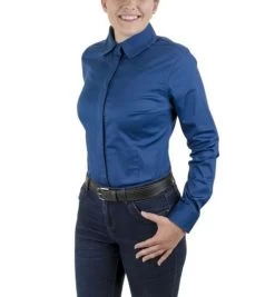 TuffRider Americana Western Show Shirt 24 TuffRider Americana Western Show Shirt -Ariat Store americana shirt royal front1 tuffrider 23551.1631322726