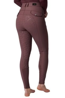 Horze Andrea High Waist Full Seat Breeches 14 Horze Andrea High Waist Full Seat Breeches -Ariat Store andrea high waist fs dark mahogany side 36680 RMBU horze 09027.1652822500