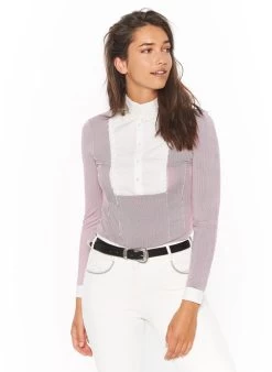 Harcour Annie Competition Shirt -Ariat Store annie competition LS berry white rider ANNIE harcour 50987.1656017827