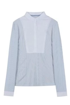 Harcour Annie Competition Shirt -Ariat Store annie competition LS blue white front ANNIE harcour 07911.1656017834