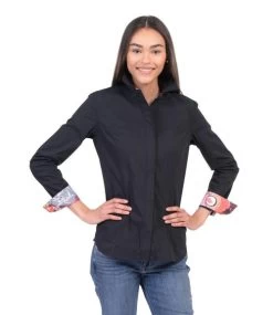 Chestnut Bay Annie-O Western Show Shirt 14 Chestnut Bay Annie-O Western Show Shirt -Ariat Store annie o western show black front CB1000 042 chestnut bay 20732.1652469533