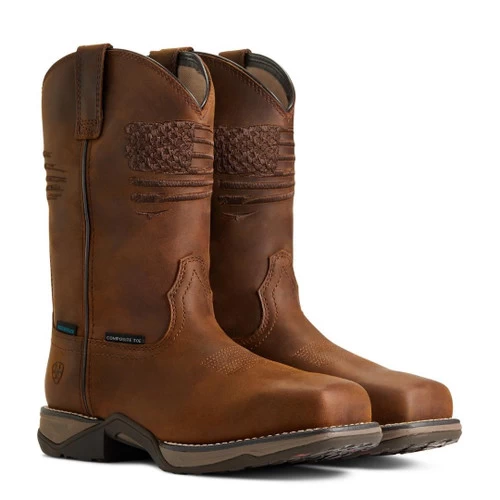 Ariat Anthem Patriot Waterproof Western Boot 9 Ariat Anthem Patriot Waterproof Western Boot - Image 7