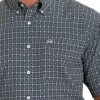 Men's Cinch ArenaFlex Navy Print Shirt -Ariat Store arenaflex print ss navy detail MTW1704115 cinch 30566.1680884222