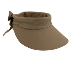 Scala Arosa Deluxe Visor With Bow -Ariat Store arosa deluxe cotton visor bow olive brim V25 OLIVE scala 02580.1691250636