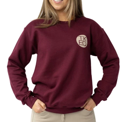 TKEQ Athletic Motif Sweatshirt 4 TKEQ Athletic Motif Sweatshirt - Image 2