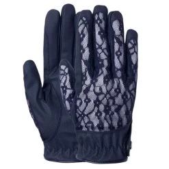 B Vertigo Lace Riding Gloves -Ariat Store b vertigo lace gloves navy hero 31739 VDB horze 48235.1652645696