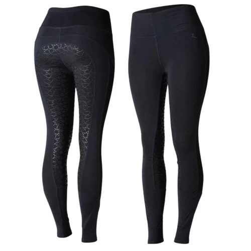 Horze Betty Full Seat Tights With Mesh Inserts 3 Horze Betty Full Seat Tights With Mesh Inserts