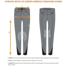 Boys Struck 25 Series Breeches -Ariat Store boys 25 series breech measure guide struck 47281.1653763994