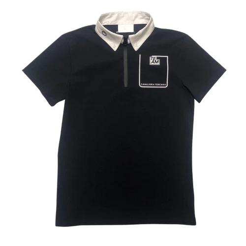 Boys Cavalleria Toscana Team Daytona Zip Polo 4 Boys Cavalleria Toscana Team Daytona Zip Polo - Image 2