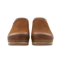 Dansko Brenna Clog -Ariat Store brenna clog tan burnished pair front dansko 05466.1640727430