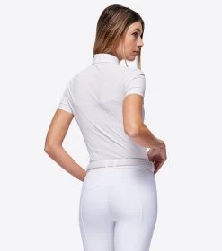 RG Button Competition Polo Short Sleeve 14 RG Button Competition Polo Short Sleeve -Ariat Store button competition polo ss white back POW003 JS001 0001 cavalleria toscana 61621.1670277200