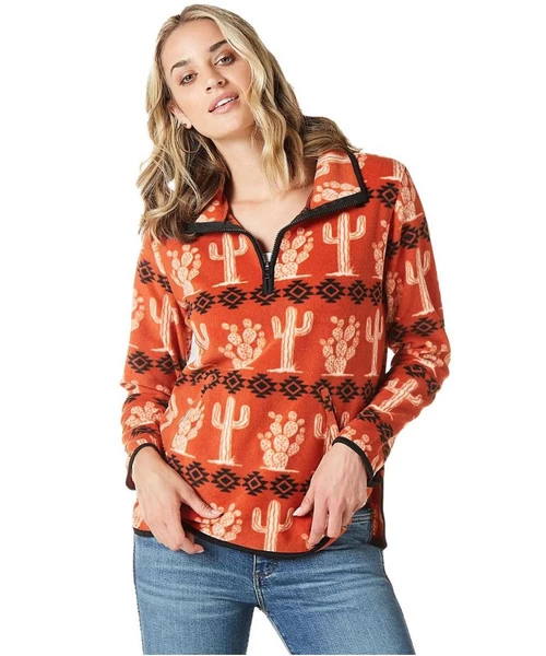 Wrangler Cactus 1/4 Zip Fleece Pullover 4 Wrangler Cactus 1/4 Zip Fleece Pullover - Image 2