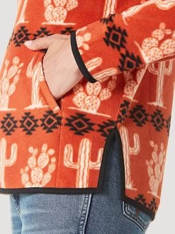 Wrangler Cactus 1/4 Zip Fleece Pullover