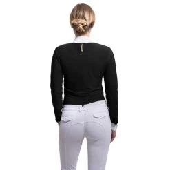 Samshield Camille Show Shirt Long Sleeve -Ariat Store camille show ls black back CAMILLE samsheild 53292.1638828723