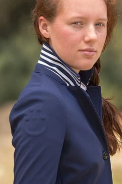 Cavalleria Toscana Knit Collar Riding Jacket