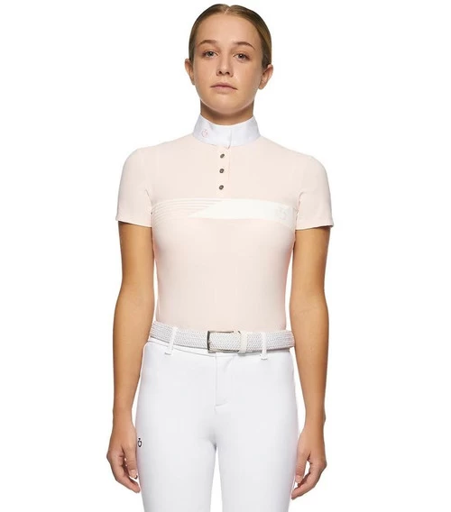 Cavalleria Toscana Girls Racing Stripe Competition Polo 3 Cavalleria Toscana Girls Racing Stripe Competition Polo