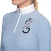 Cavalleria Toscana Girls Team Zip Long Sleeve Polo 2 Cavalleria Toscana Girls Team Zip Long Sleeve Polo -Ariat Store chd team zip polo ls light blue detail POA068 JE022 7C00 CT 58114.1649016532