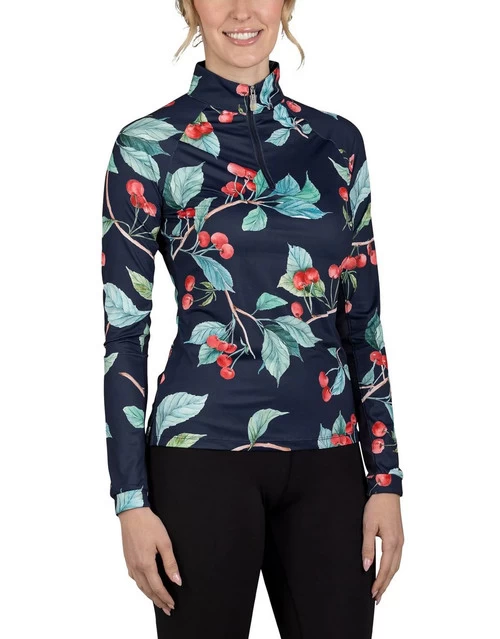 Kastel Denmark Navy Cherry Shirt Long Sleeve 3 Kastel Denmark Navy Cherry Shirt Long Sleeve