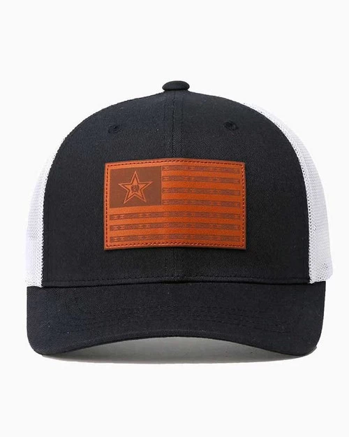 Men's Cinch Flag Patch Trucker Hat 5 Men's Cinch Flag Patch Trucker Hat - Image 3