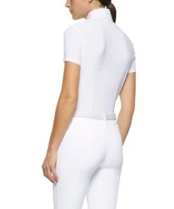 Cavalleria Toscana Hunter Competition Shirt Short Sleeve -Ariat Store competition SS poplin bib white back CAD192 JE002 0001 cavalleria 08512.1690565773