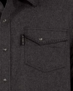 Outback Trading Men's Cooper Shirt Jacket -Ariat Store cooper shirt jacket slate pocket outback 73993.1607797063
