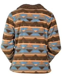 Outback Trading Dawn Print Fleece Jacket -Ariat Store dawn aztec jacket grey back 29662 outback 36964.1666896831
