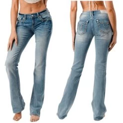 Grace In LA Jr Fit Steer Head Pocket Jeans 13 Grace In LA Jr Fit Steer Head Pocket Jeans -Ariat Store easy fit horseshoe front back EB51780 grace LA 1 08205.1689631895