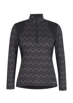 Kerrits Easy Stride Ice Fil Shirt Long Sleeve -Ariat Store easy stride ice fil print ls black front 40679 kerrits 47761.1663717392