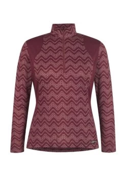 Kerrits Easy Stride Ice Fil Shirt Long Sleeve -Ariat Store easy stride ice fil print ls mahogany front 40679 kerrits 28217.1663717381