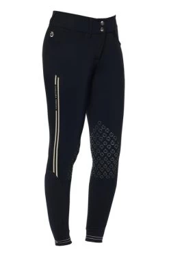 Cavalleria Toscana Embossed Stripe Breeches Knee Grip -Ariat Store embossed silicon stripe navy side PAD169 JE010 7001 cavalleria toscana 64312.1657139413