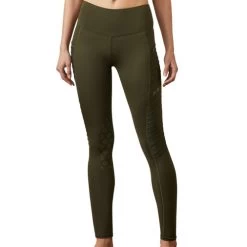 Ariat EOS Moto Tights Knee Patch -Ariat Store eos moto kp tight forest front 10041233 ariat 11257.1660866212