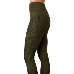 Ariat EOS Moto Tights Knee Patch -Ariat Store eos moto kp tight forest side 10041233 ariat 85092.1676393180
