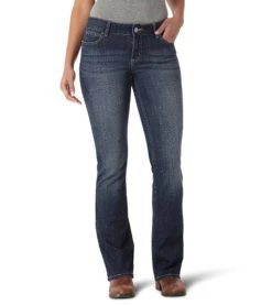 Wrangler Essential Mid Rise Bootcut Jean