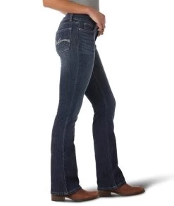 Wrangler Essential Mid Rise Bootcut Jean 9 Wrangler Essential Mid Rise Bootcut Jean -Ariat Store essentials mr bc denim side 09MWZDO wrangler 33365.1638998988