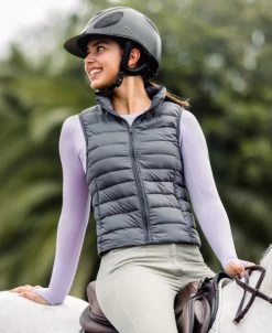 TKEQ EZ Packable Down Vest -Ariat Store ez packable down vest nickel horse TKEQ 41568.1653247015