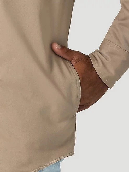 Men's Wrangler Flannel Lined Work Shirt 4 Men's Wrangler Flannel Lined Work Shirt - Image 2