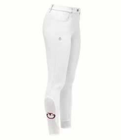 Girls Cavalleria Toscana CT Motif Print Breeches 15 Girls Cavalleria Toscana CT Motif Print Breeches -Ariat Store girls CT motif breech white side PAA020 JE010 0001 CT 02471.1685034709