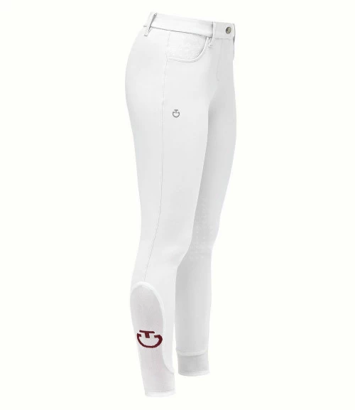 Girls Cavalleria Toscana CT Motif Print Breeches 8 Girls Cavalleria Toscana CT Motif Print Breeches - Image 6