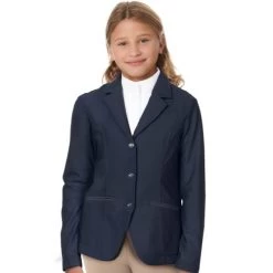 Ovation Child's AirFlex Show Coat 7 Ovation Child's AirFlex Show Coat -Ariat Store girls airflex show coat navy ovation 65679.1624992159