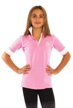 Girls Goode Rider Champion Polo 10 Girls Goode Rider Champion Polo -Ariat Store girls champion polo pink front 18046 G 2306 goode rider 04219.1650826481