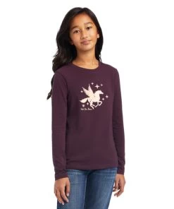 Girls Ariat Dream Tee Long Sleeve 7 Girls Ariat Dream Tee Long Sleeve -Ariat Store girls dream tee ls mulberry front 10041254 ariat 23120.1661302636