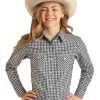 Panhandle Girls Gingham Snap Shirt
