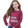 Girls Cruel Denim Peace Love Horses Tee