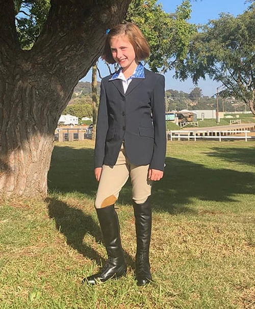 Girls Tailored Sportsman Trophy Hunter Breeches Side Zip 7 Girls Tailored Sportsman Trophy Hunter Breeches Side Zip - Image 5